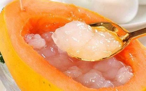 木瓜炖雪蛤的功效与作用