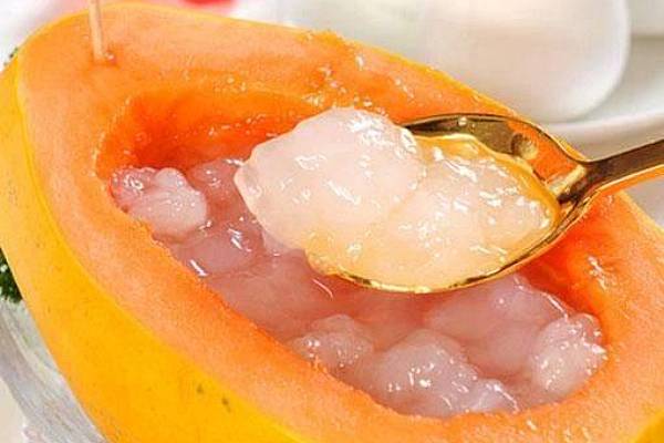 木瓜炖雪蛤的功效与作用