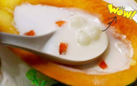 木瓜椰奶炖雪蛤作用