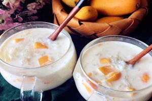 牛奶芒果炖燕窝的做法